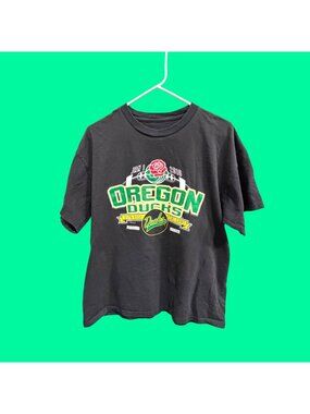 Oregon Ducks 2010 Rose Bowl Graphic T-Shirt Black L By J America